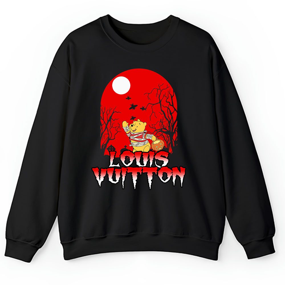Winnie The Pooh Happy Halloween Louis Vuitton Unisex Sweatshirt BTN14680