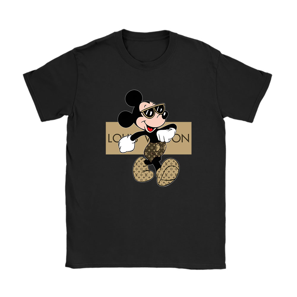 Disney Mickey Mouse Louis Vuitton Unisex T-Shirt Cotton Tee BN14307
