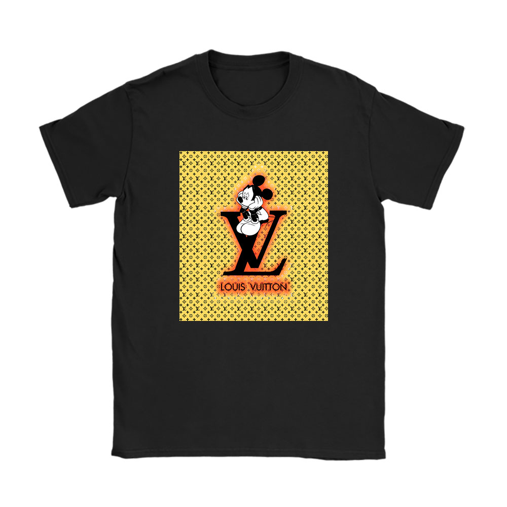 Disney Mickey Louis Vuitton Unisex T-Shirt Cotton Tee BN14301