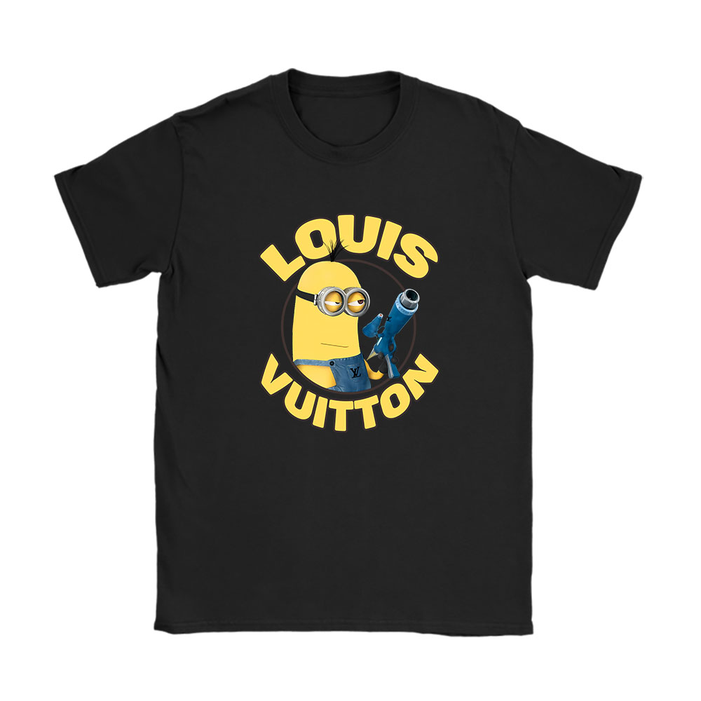 Minions Despicable Me Kelvin Louis Vuitton Unisex T-Shirt Cotton Tee BN14328