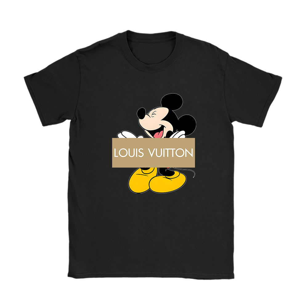 Disney Mickey Louis Vuitton Unisex T-Shirt Cotton Tee BN14300