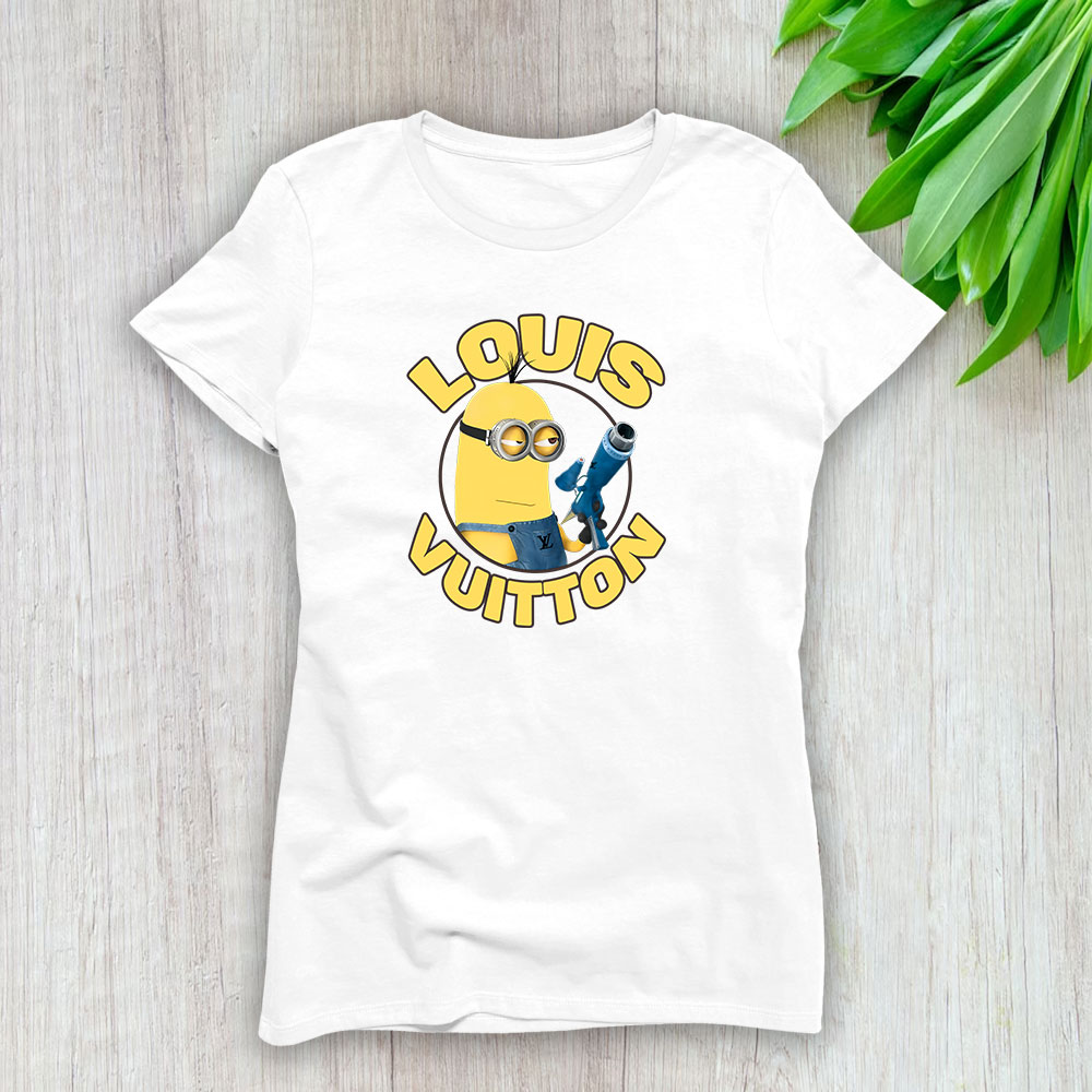 Minions Despicable Me Kelvin Louis Vuitton Lady T-Shirt Women BTN14328