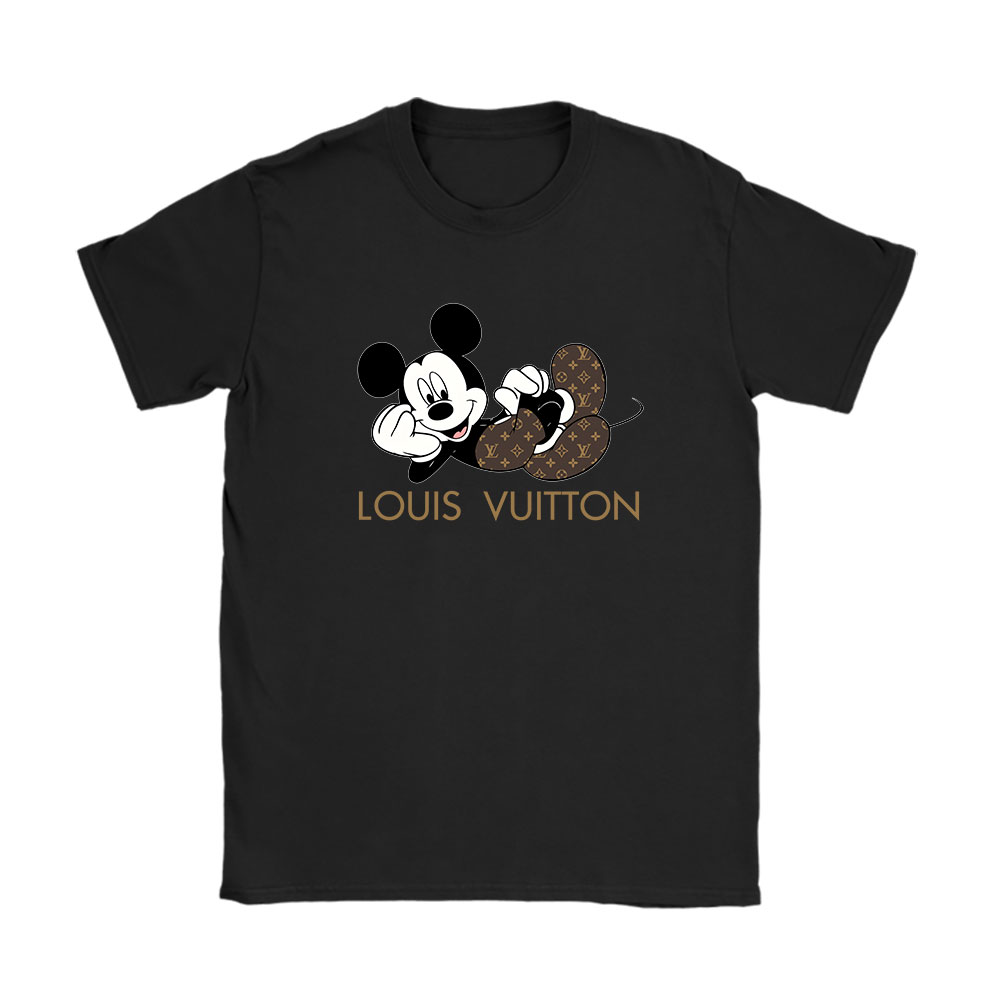 Disney Mickey Louis Vuitton Unisex T-Shirt Cotton Tee BN14299