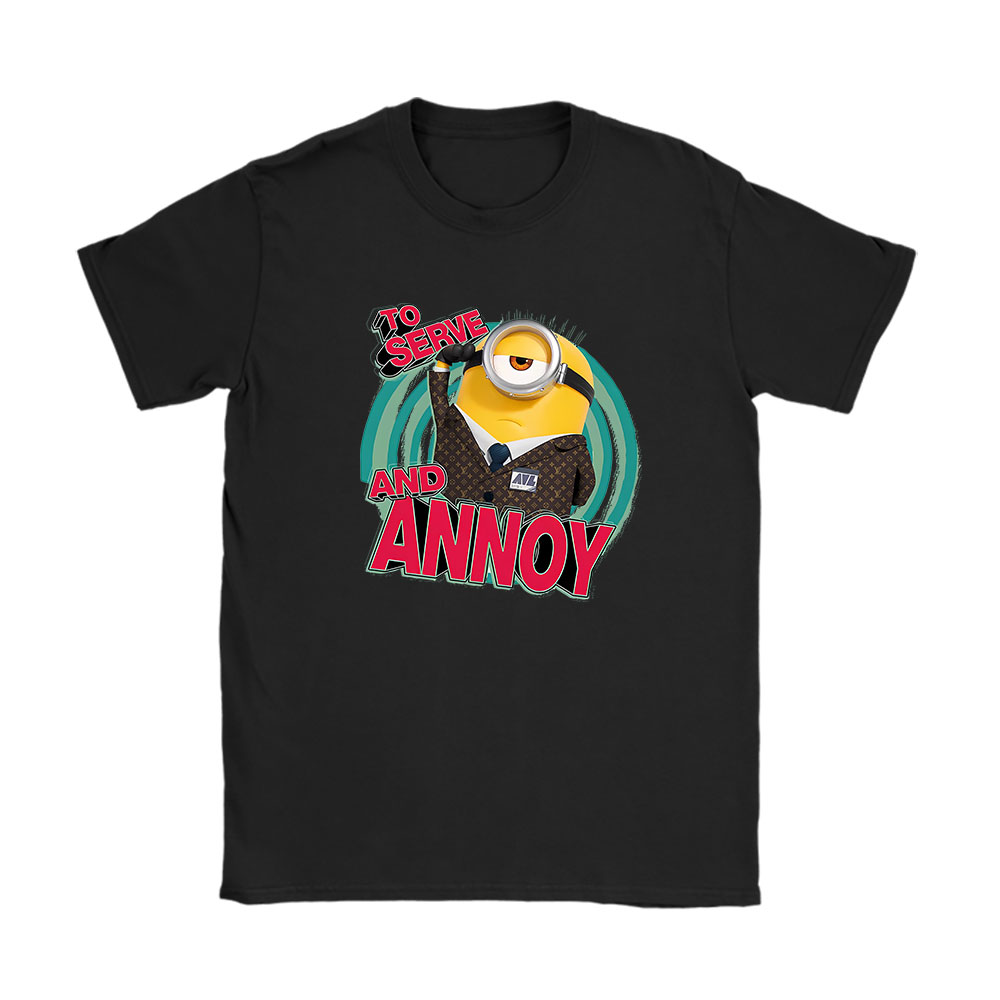 Minions Despicable Me Louis Vuitton Unisex T-Shirt Cotton Tee BN13338