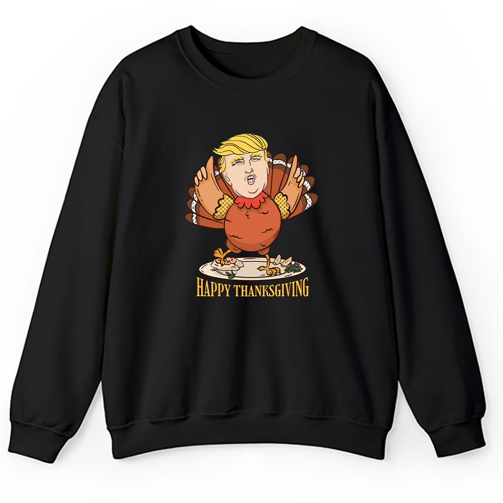 Happy Thanksgiving Donald Trump Louis Vuitton Unisex Sweatshirt BTN13318