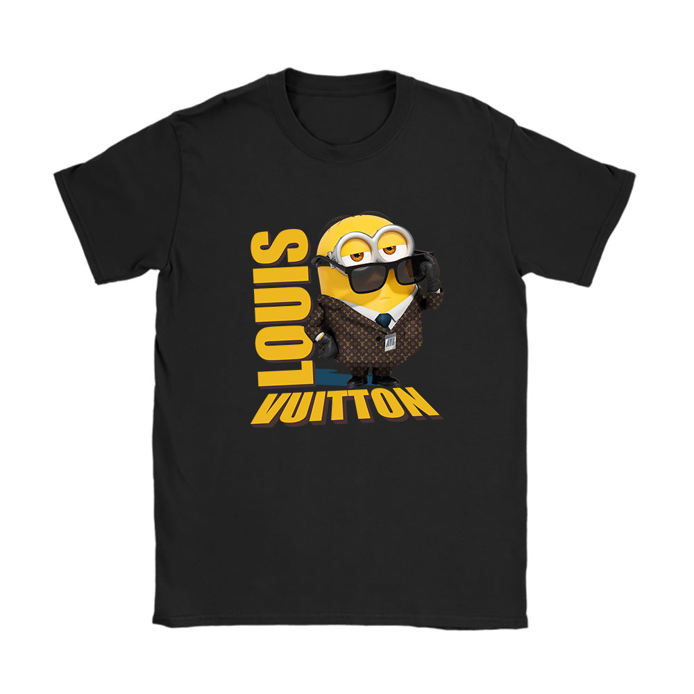 Minions Despicable Me Louis Vuitton Unisex T-Shirt Cotton Tee BN13337