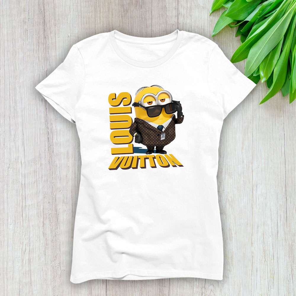Minions Despicable Me Louis Vuitton Lady T-Shirt Women BTN13337