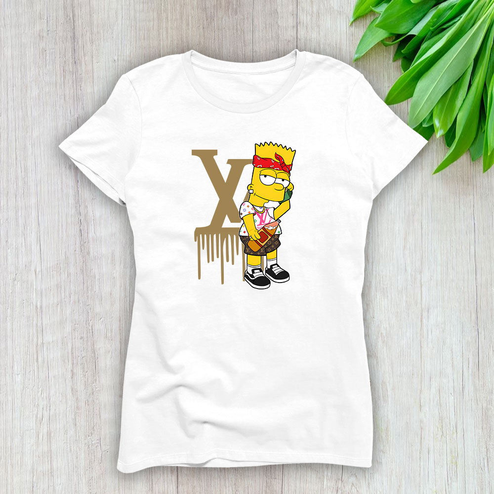 Bart Simpson Louis Vuitton Lady T-Shirt Women BTN12284