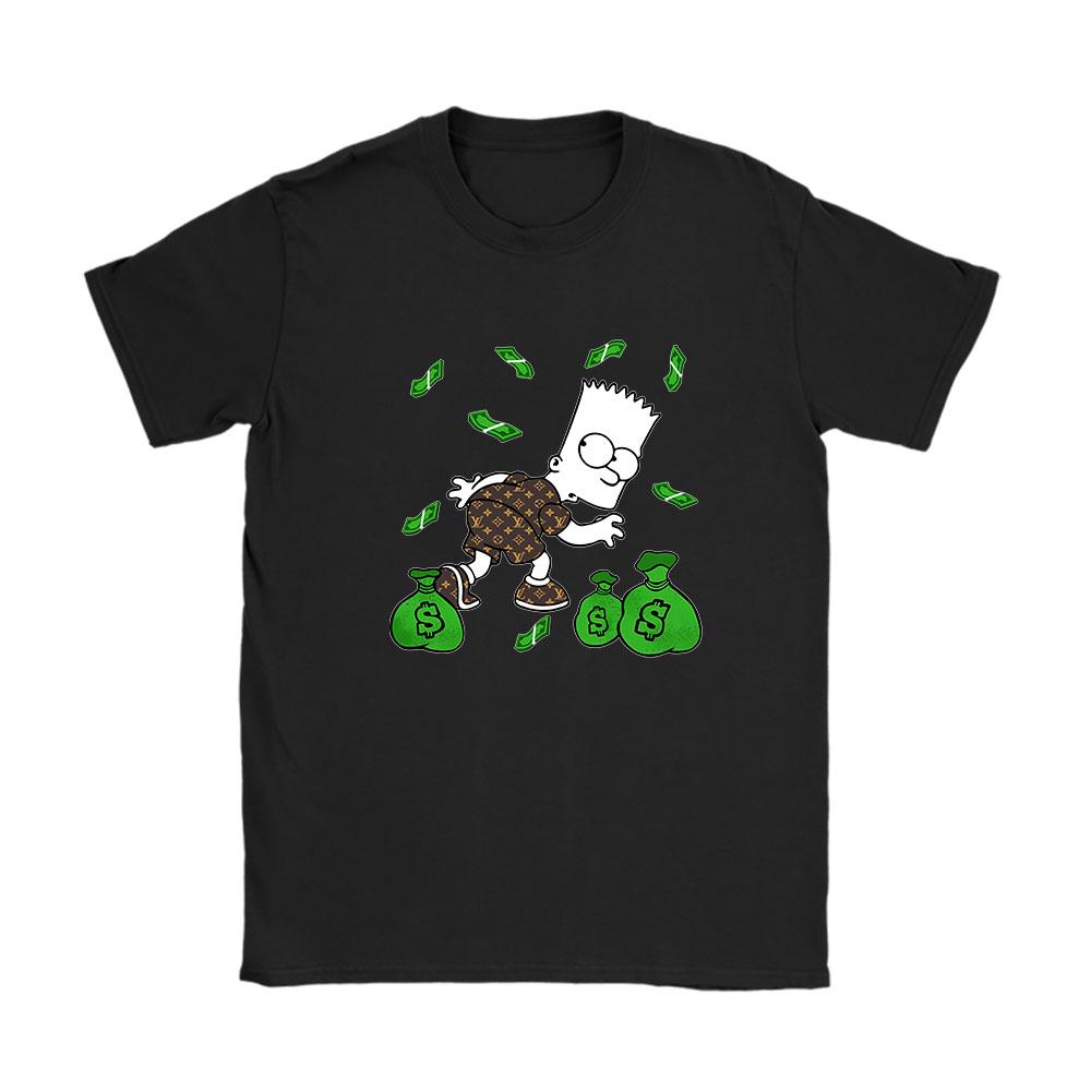 Bart Simpson Louis Vuitton Unisex T-Shirt Cotton Tee BN12283