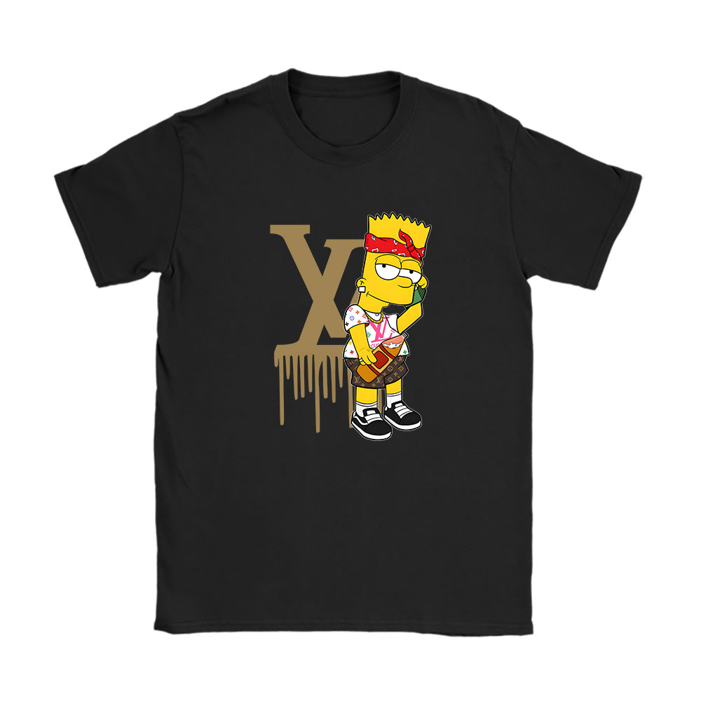 Bart Simpson Louis Vuitton Unisex T-Shirt Cotton Tee BN12284