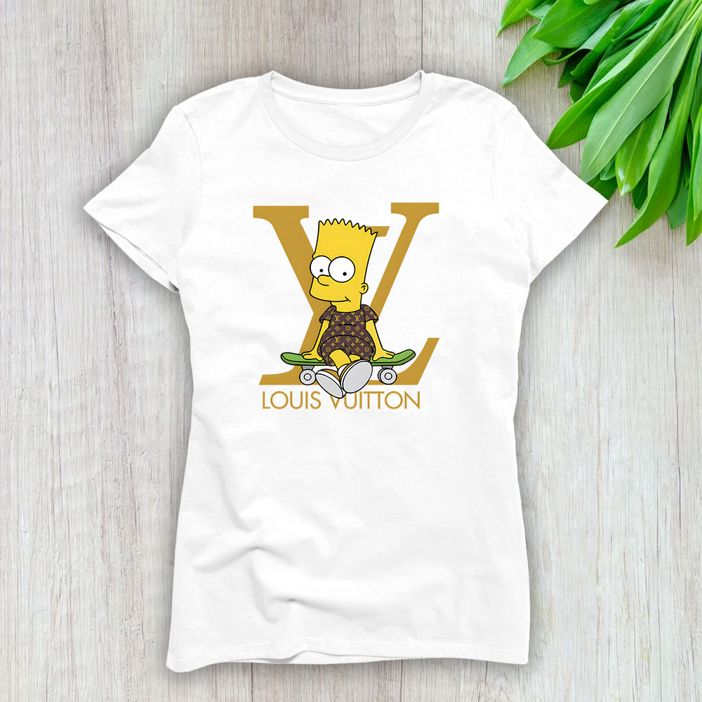 Bart Simpson Louis Vuitton Lady T-Shirt Women BTN11696