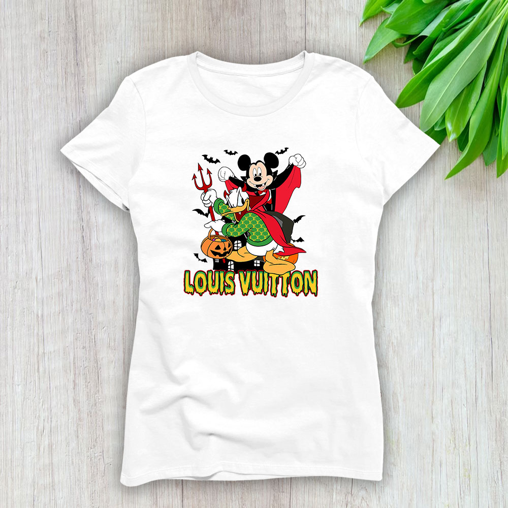 Disney Mickey Halloween Shirt Louis Vuitton Lady T-Shirt Women BTN11702
