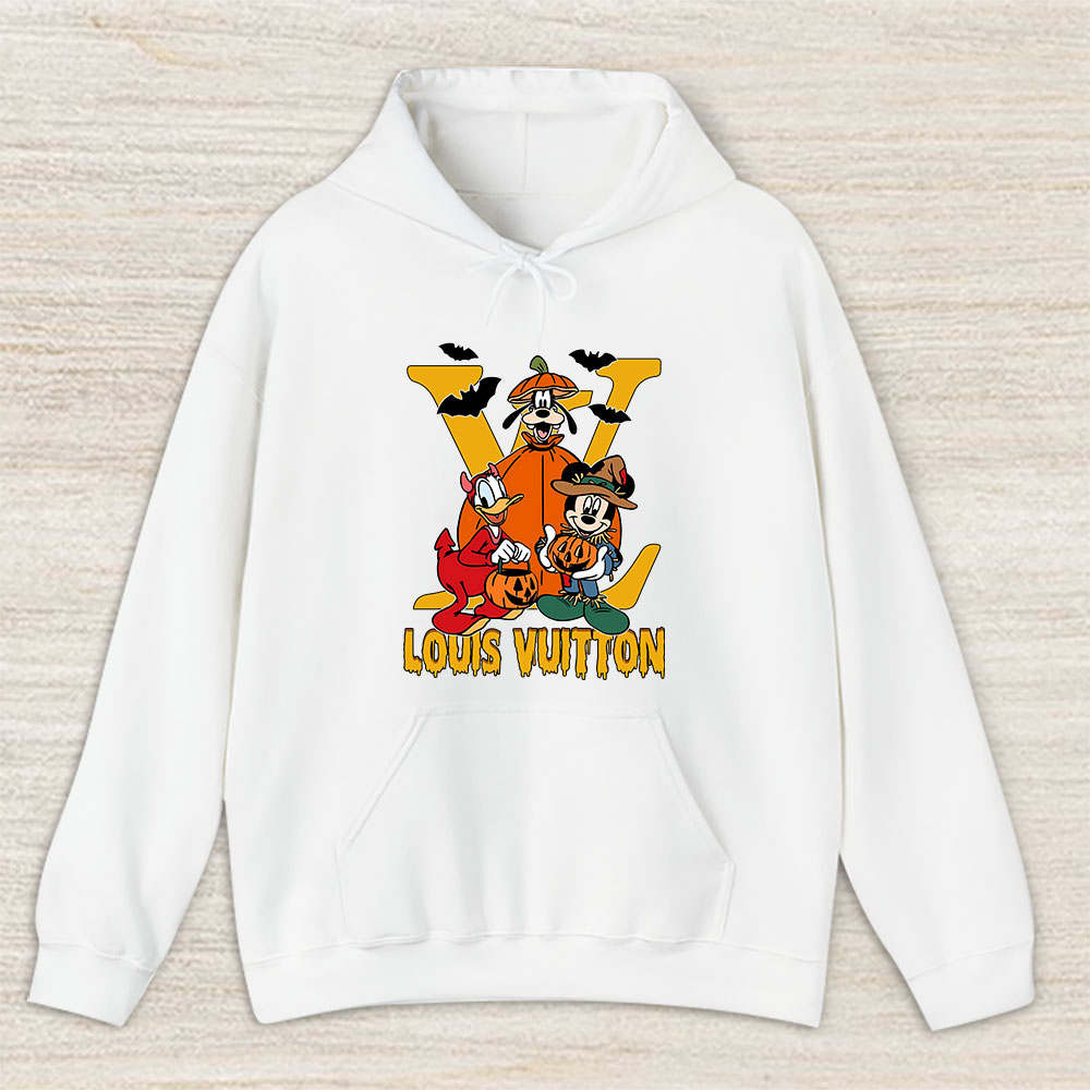 Disney Mickey And Friends Halloween Louis Vuitton Unisex Hoodie TAH11545