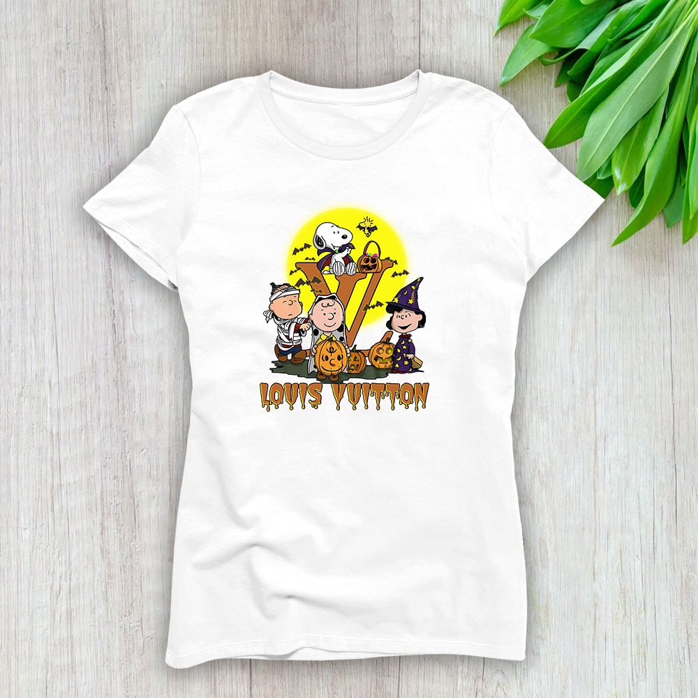 Peanuts Halloween Louis Vuitton Lady T-Shirt Women BTN11567