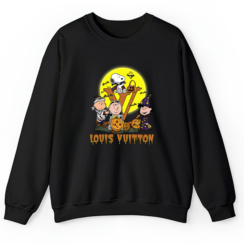 Peanuts Halloween Louis Vuitton Unisex Sweatshirt BTN11567