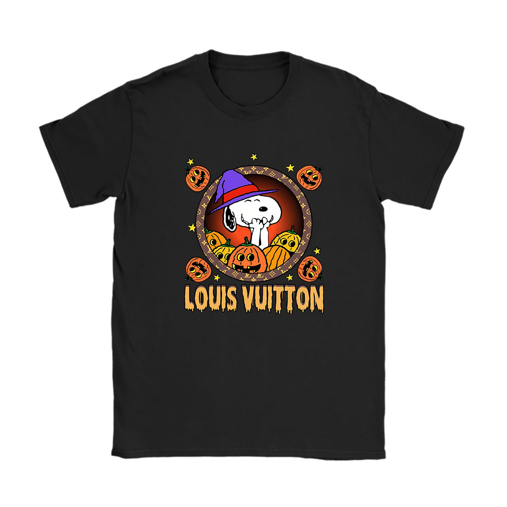 Peanuts Halloween Louis Vuitton Unisex T-Shirt Cotton Tee BN11568