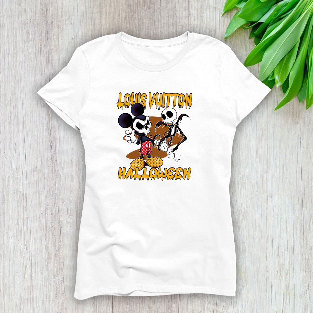 Disney Mickey Halloween Shirt Louis Vuitton Lady T-Shirt Women BTN11550