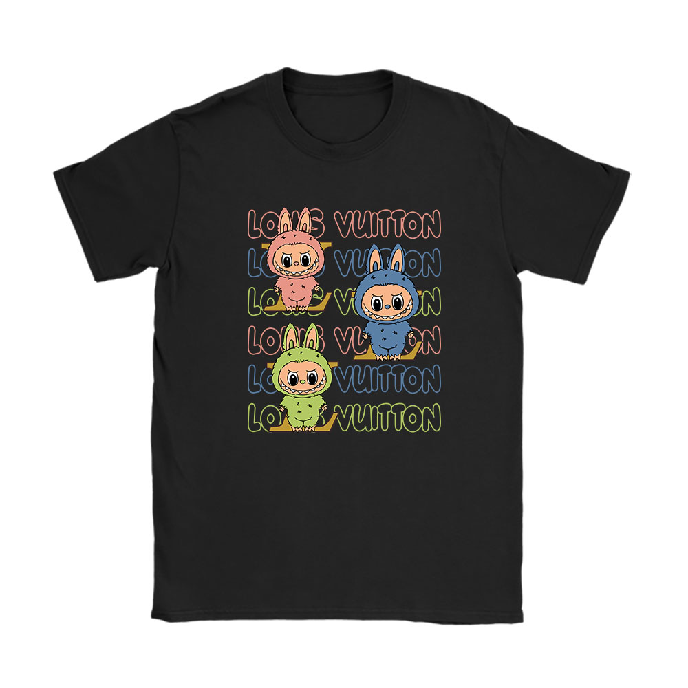 Labubu Pop Mart Louis Vuitton Unisex T-Shirt Cotton Tee BN11559