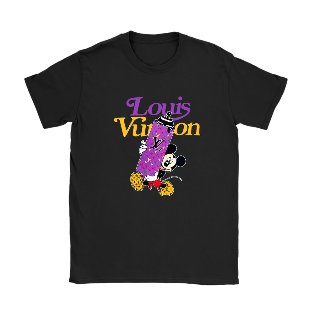 Disney Mickey Louis Vuitton Unisex T-Shirt Cotton Tee BN9808