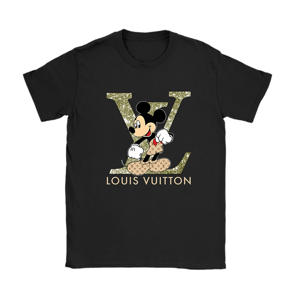 Disney Mickey Louis Vuitton Unisex T-Shirt Cotton Tee BN9809