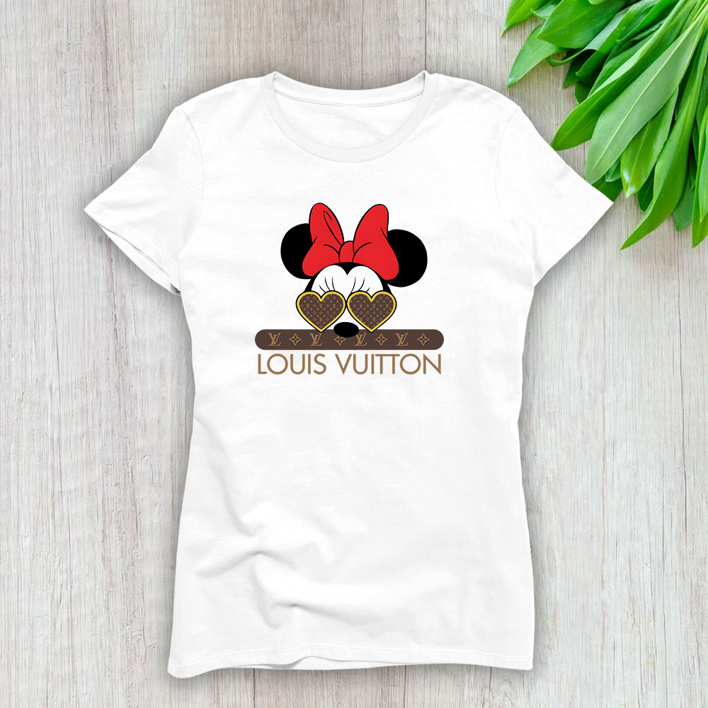 Disney Mickey Louis Vuitton Lady T-Shirt Women BTN9812