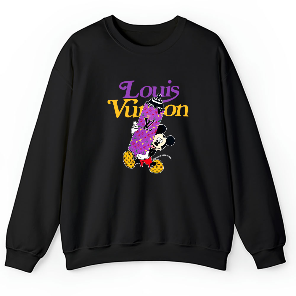 Disney Mickey Louis Vuitton Unisex Sweatshirt BTN9808