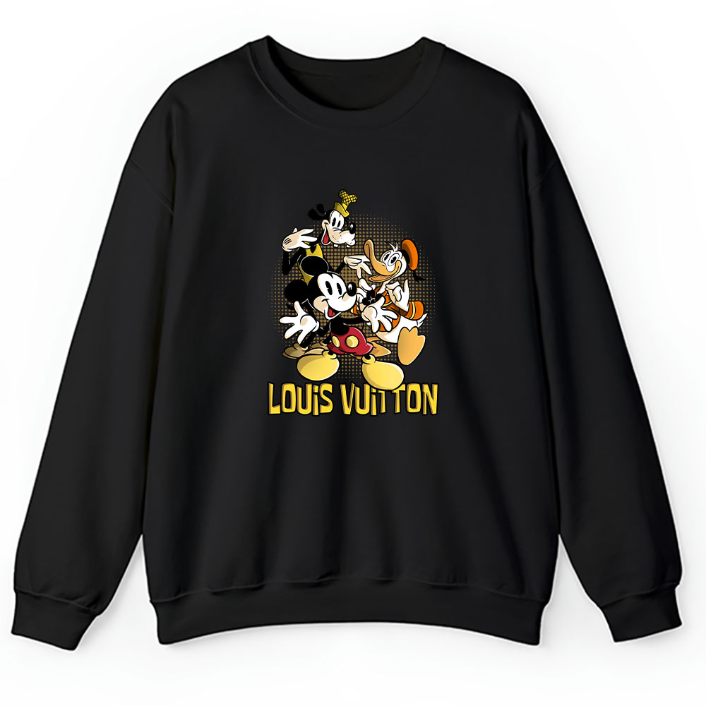 Mickey Mouse Donald Duck Goofy Louis Vuitton Unisex Sweatshirt BTN8262