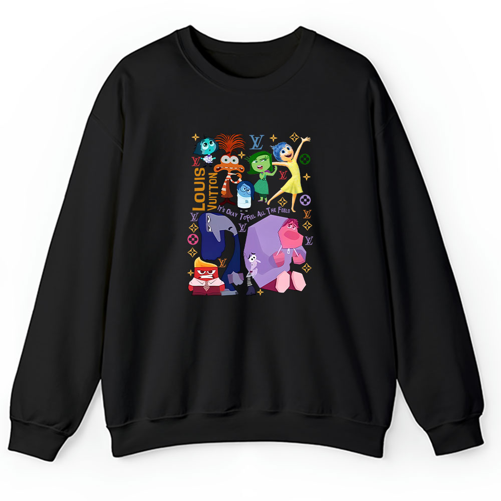 Inside Out 2 Its Okay To Feel All The Feels Louis Vuitton Unisex Sweatshirt BTN8187