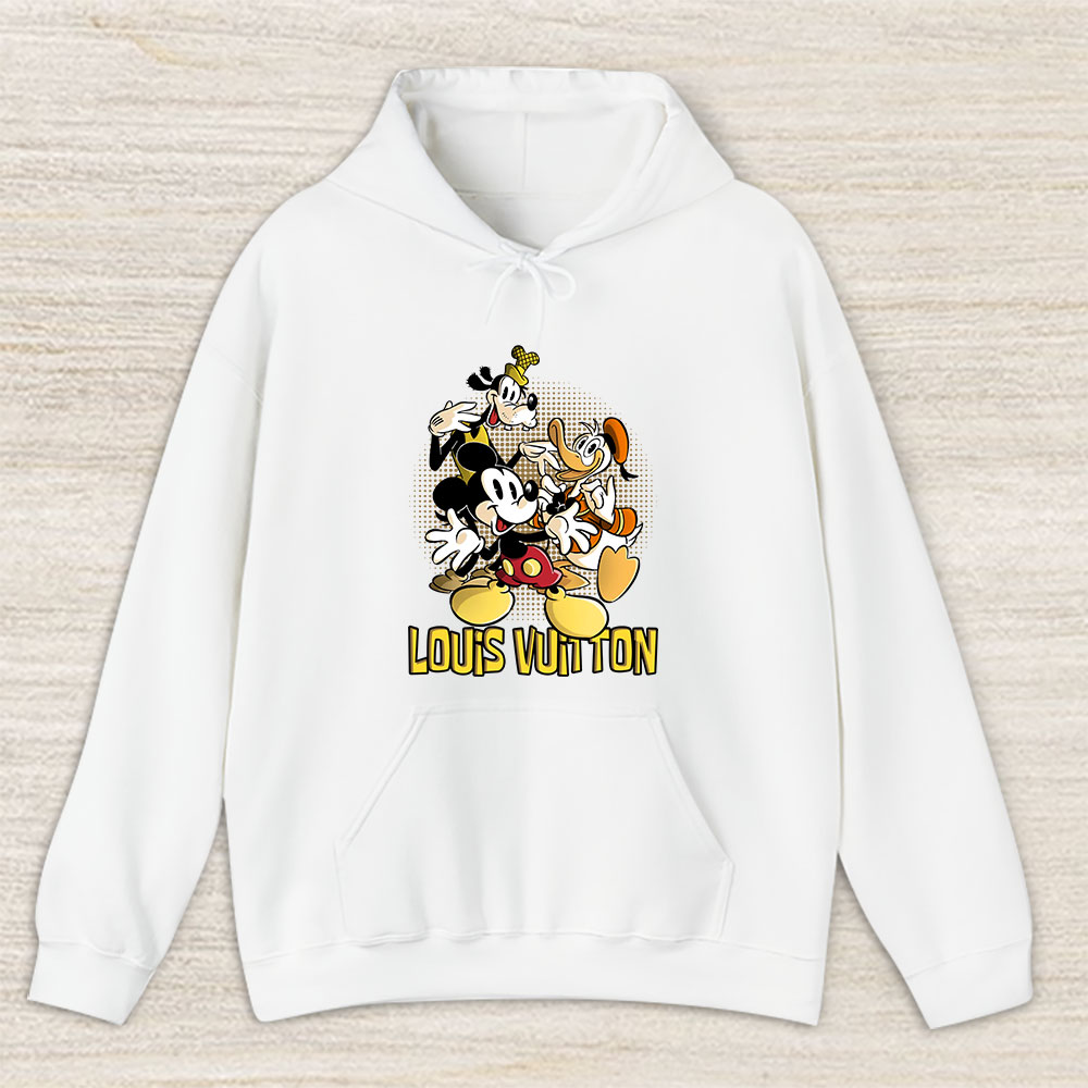Mickey Mouse Donald Duck Goofy Louis Vuitton Unisex Hoodie TAH8262