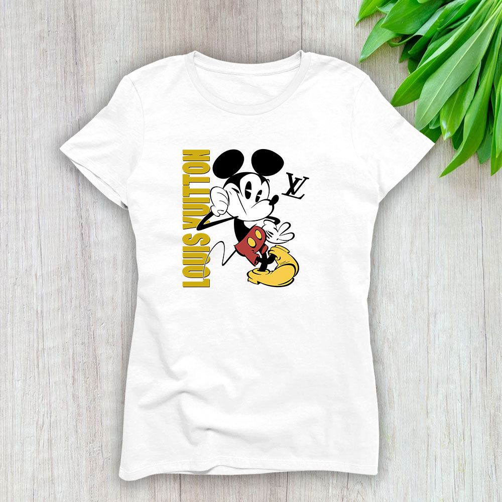 Mickey Mouse Louis Vuitton Lady T-Shirt Women BTN8294