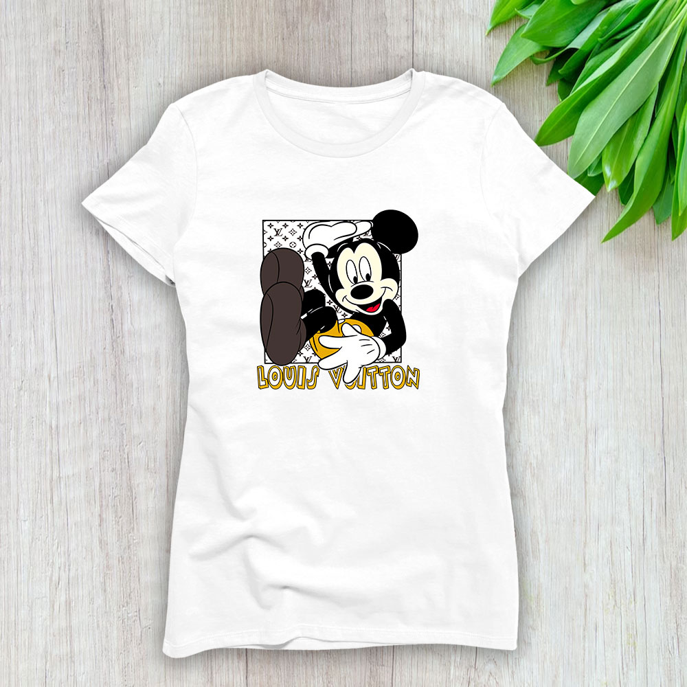 Mickey Mouse Louis Vuitton Lady T-Shirt Women BTN8298