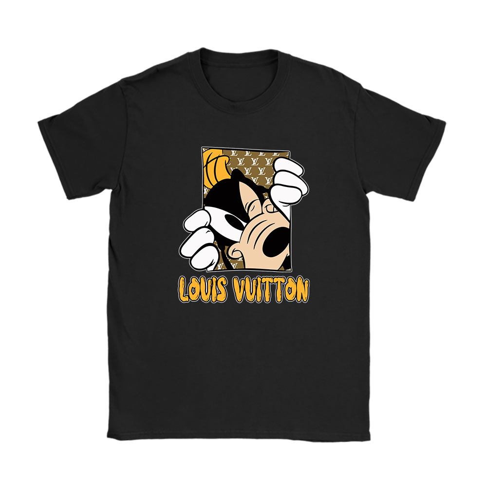Goofy Dog Louis Vuitton Unisex T-Shirt Cotton Tee BN8185