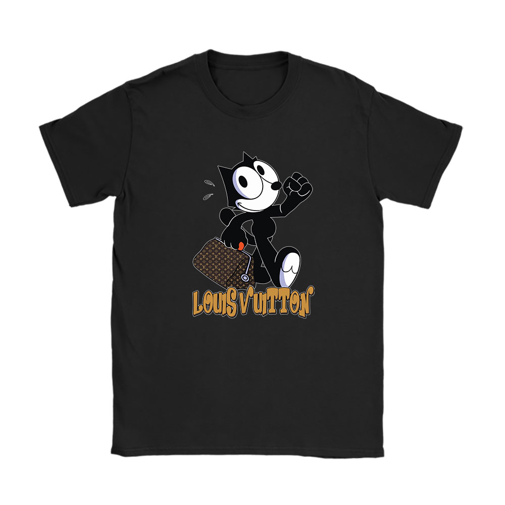 Felix The Cat Louis Vuitton Unisex T-Shirt Cotton Tee BN8173