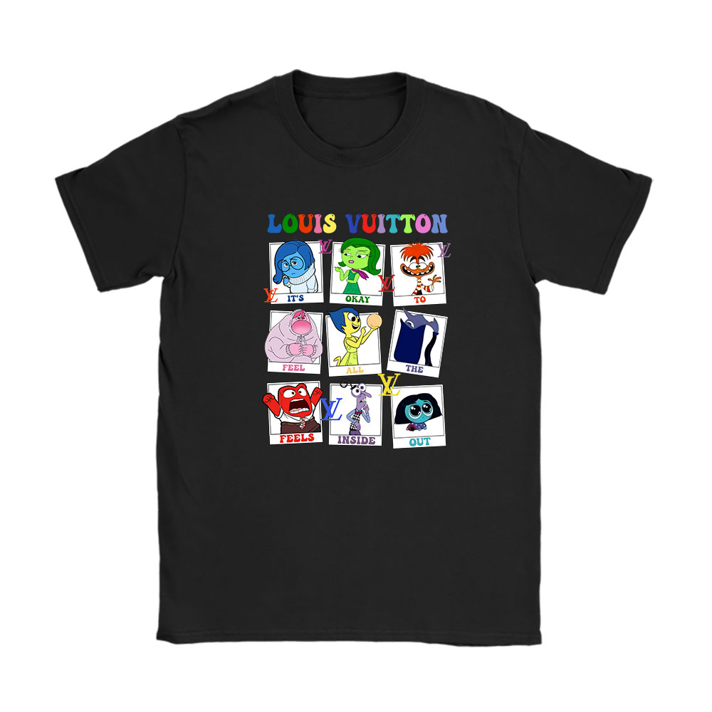 Inside Out Its Okay To Feel All The Feels Louis Vuitton Unisex T-Shirt Cotton Tee BN8192