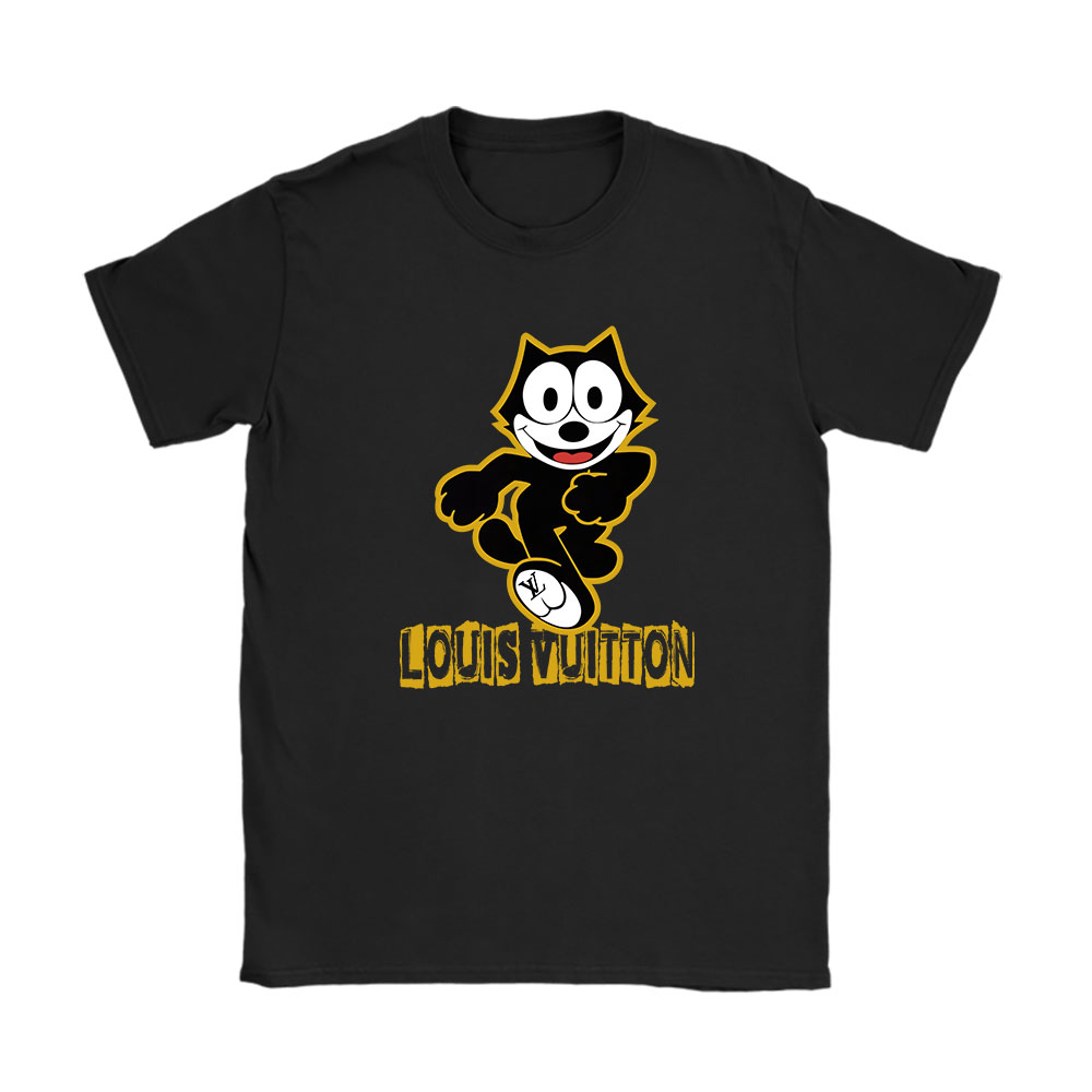 Felix The Cat Louis Vuitton Unisex T-Shirt Cotton Tee BN8175