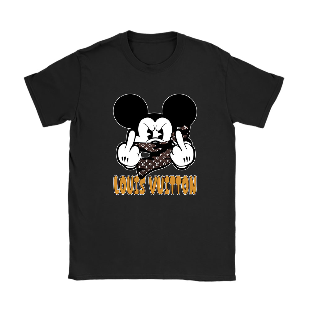 Mickey Mouse Louis Vuitton Unisex T-Shirt Cotton Tee BN7606