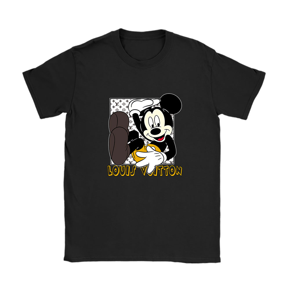 Mickey Mouse Louis Vuitton Unisex T-Shirt Cotton Tee BN7609