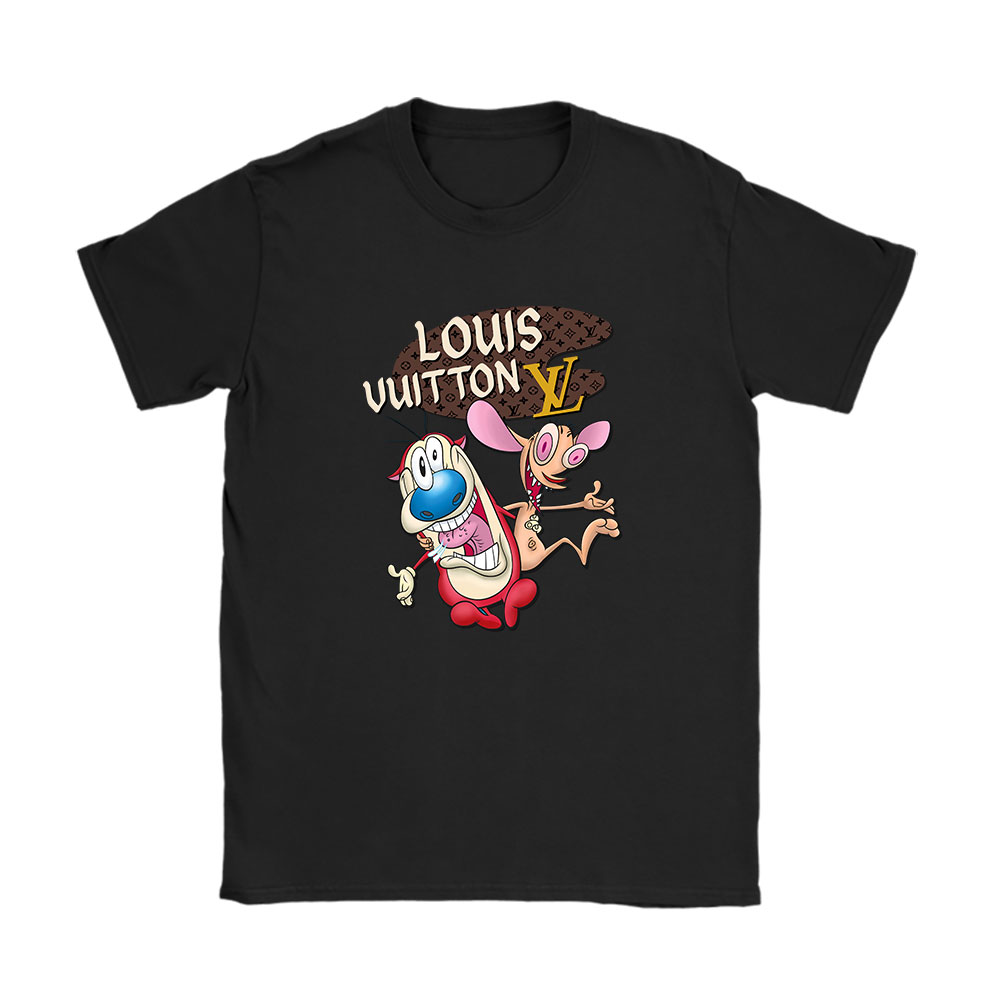 The Ren Stimpy Show Louis Vuitton Unisex T-Shirt Cotton Tee BN7434