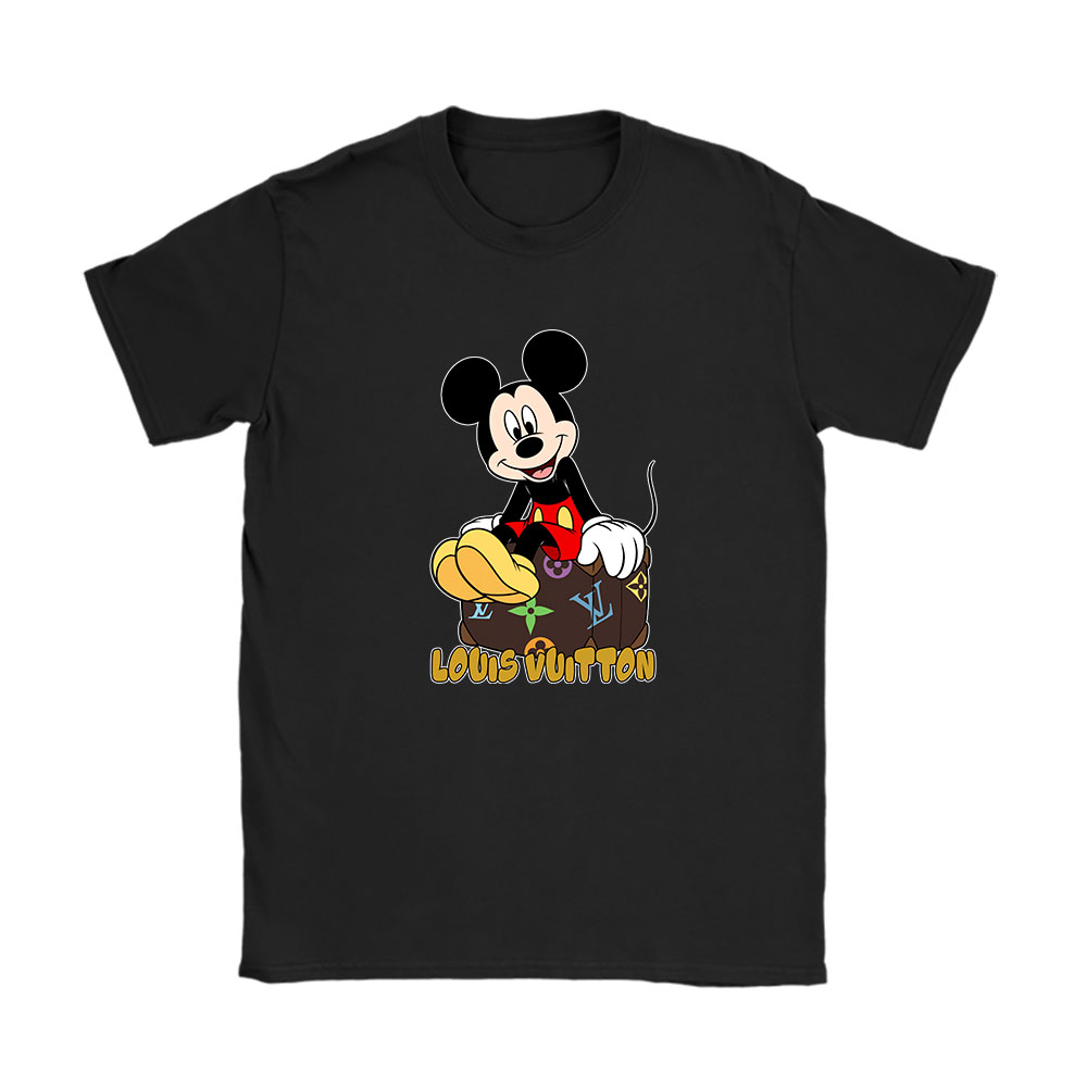 Mickey Mouse Louis Vuitton Unisex T-Shirt Cotton Tee BN7082