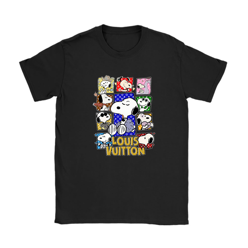 Snoopy Louis Vuitton Unisex T-Shirt Cotton Tee BN7265