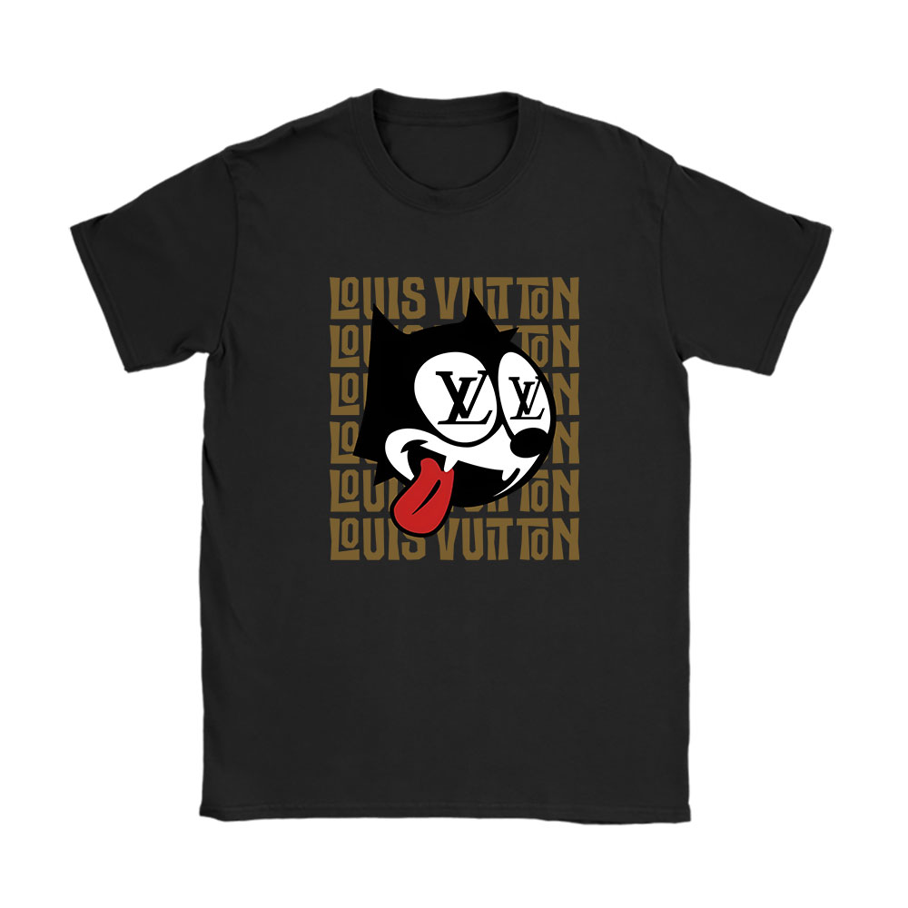 Felix The Cat Louis Vuitton Unisex T-Shirt Cotton Tee BN7037
