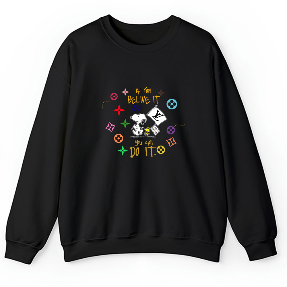 Snoopy Louis Vuitton Unisex Sweatshirt BTN7263
