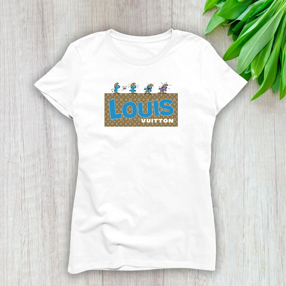 The Smurfs Louis Vuitton Lady T-Shirt Women BTN7472