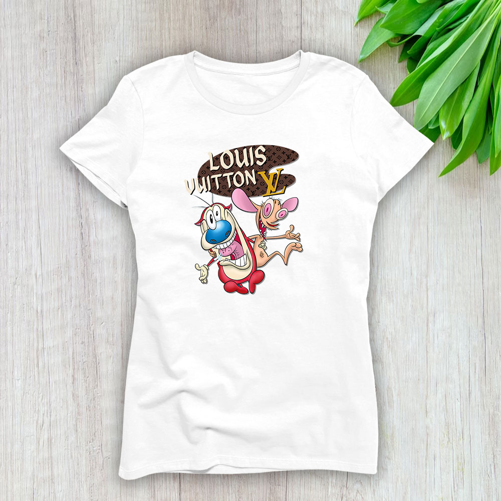 The Ren Stimpy Show Louis Vuitton Lady T-Shirt Women BTN7434