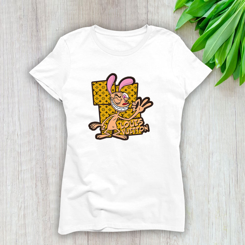 The Ren Stimpy Show Louis Vuitton Lady T-Shirt Women BTN7433