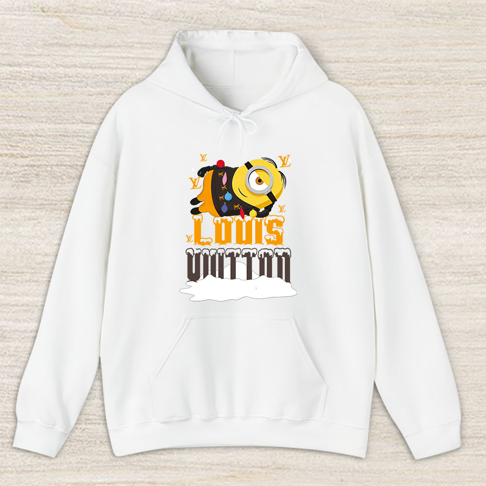 Minions Despicable Me Christmas Louis Vuitton Brand Unisex Hoodie TAH6321