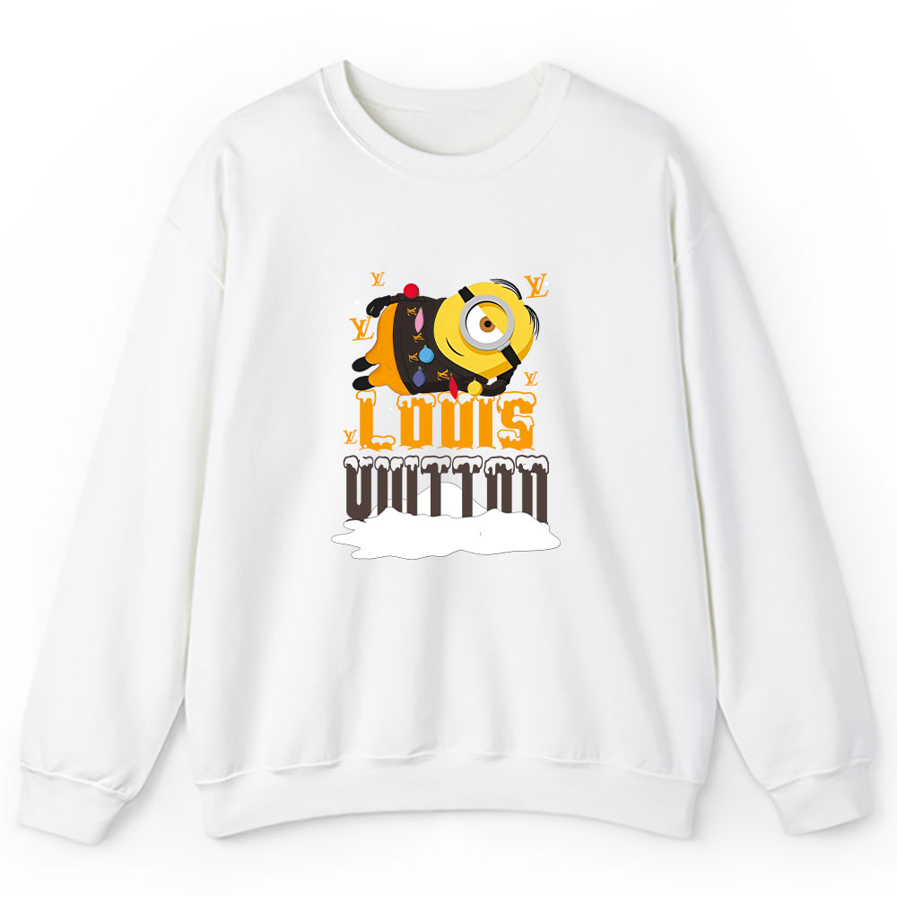 Minions Despicable Me Christmas Louis Vuitton Brand Unisex Sweatshirt BTN6321