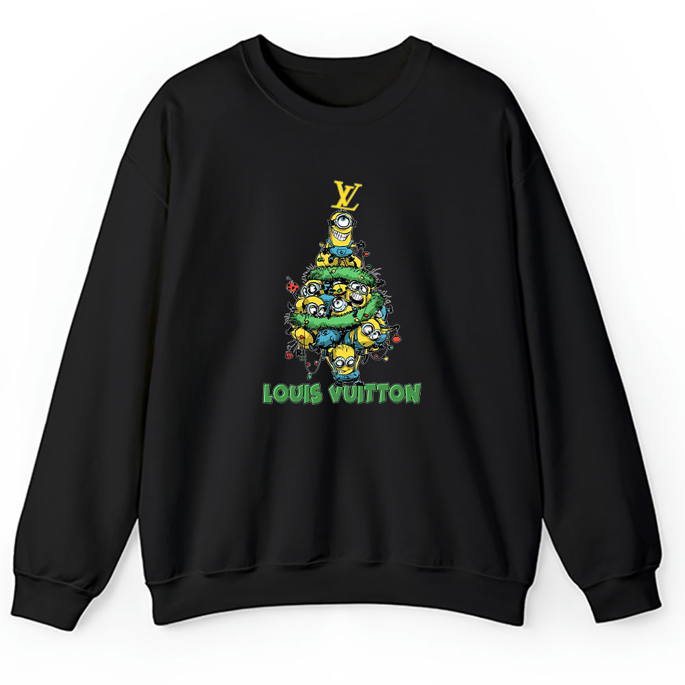 Minions Despicable Me Christmas Louis Vuitton Brand Unisex Sweatshirt BTN6332