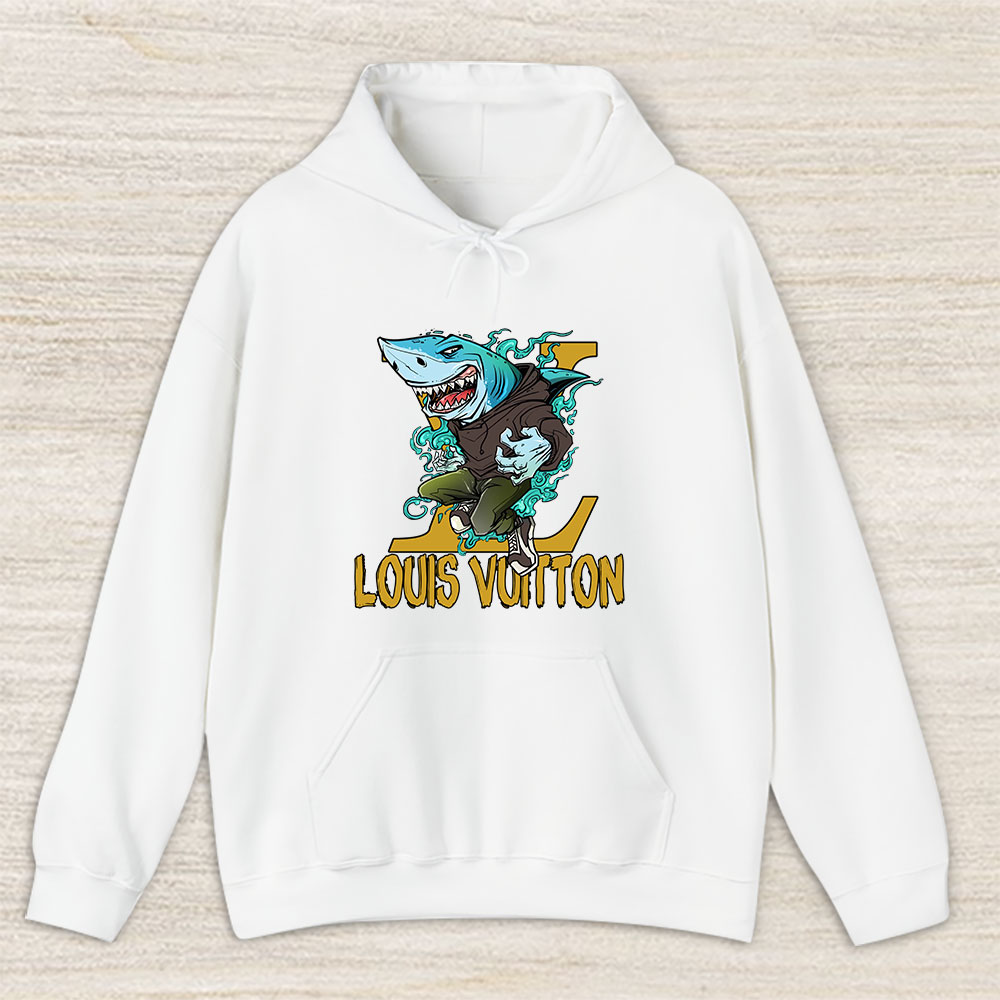 Cartoon Shark Louis Vuitton Unisex Hoodie TAH5477