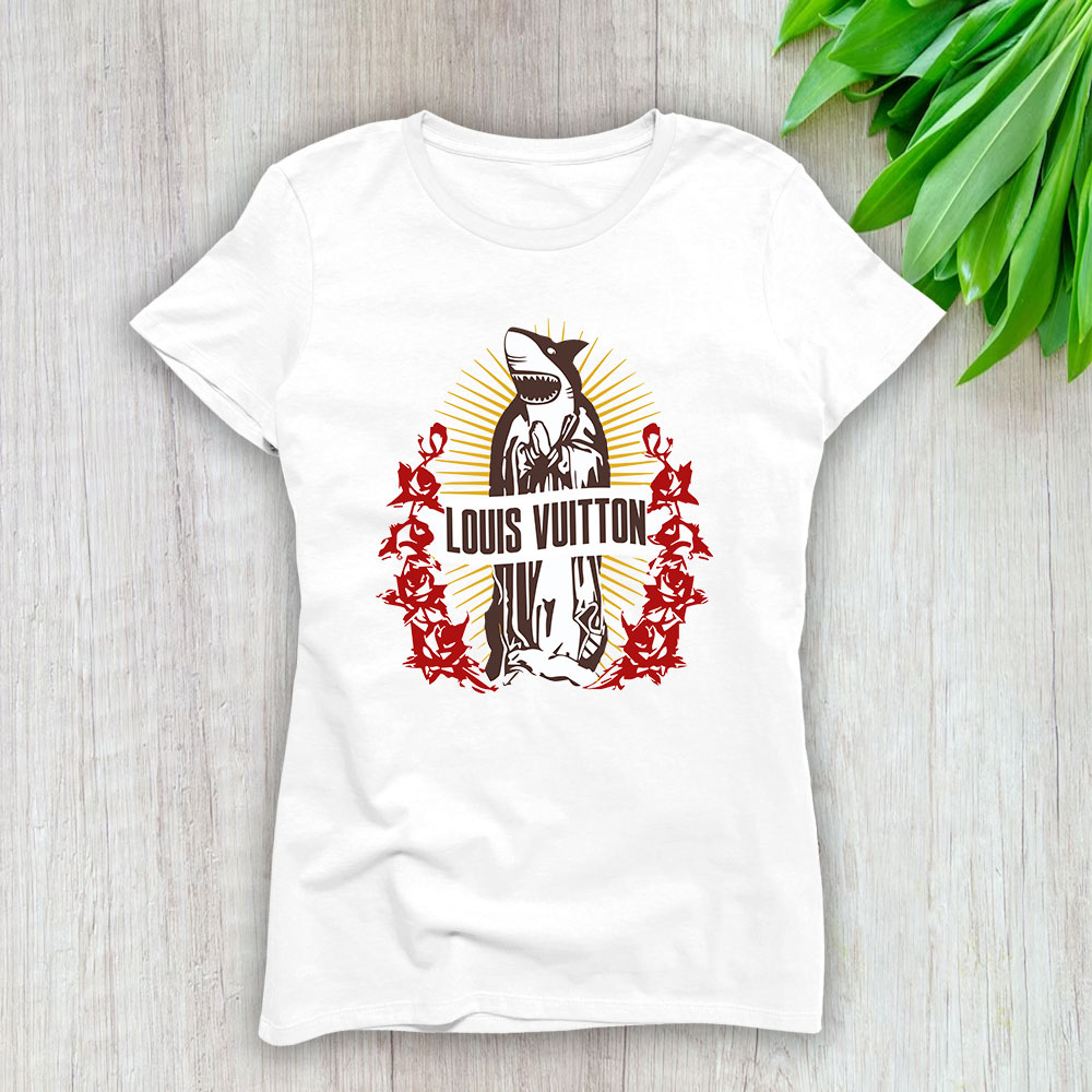 Cartoon Shark Louis Vuitton Brand Lady Shirt Women Tee TLT5368